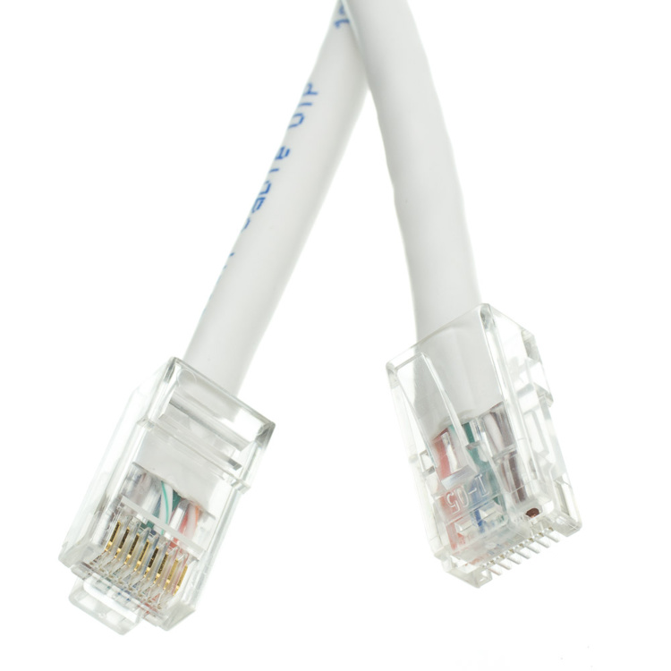 Ortronics 1' Cat6 Patch Cable No Boots | White