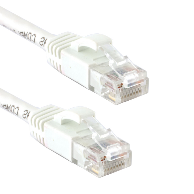 Ortronics 3' Cat6 Patch Cable With Boots | White