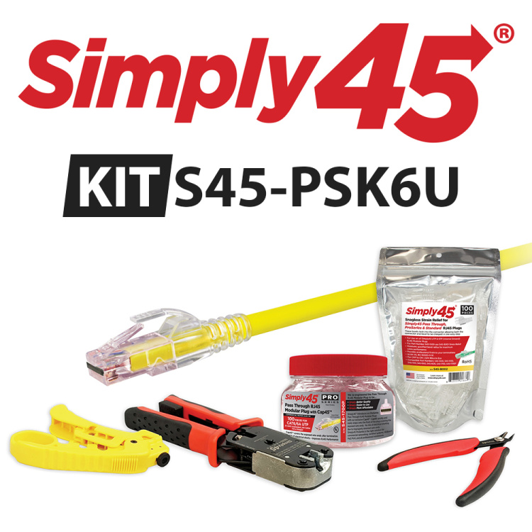 Simply45 ProSeries Cat6/6A UTP Network Starter Kit