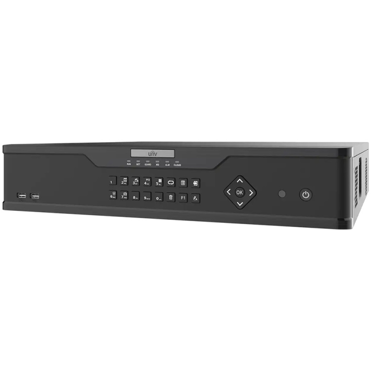 Uniview 64 Channel NVR, 8 SATA Interface, 2U, H.265/4k, Dual Network Interface No PoE NVR