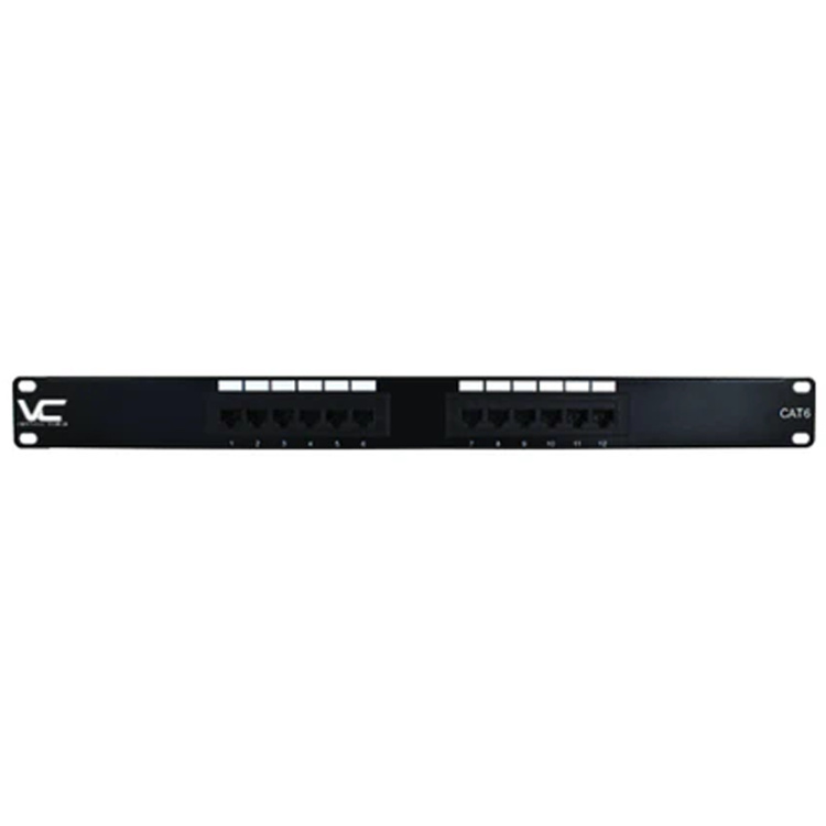 Vertical Cable Mini 12 Port Cat6 Vertical Patch Panel