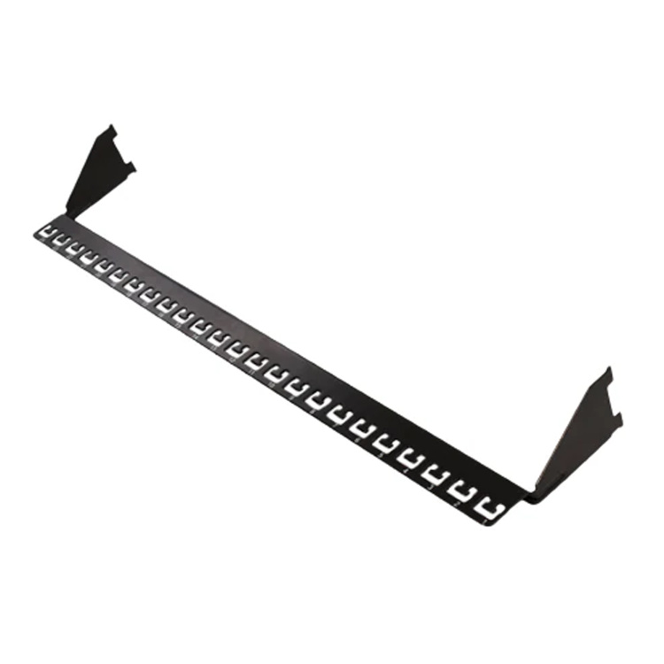 Vertical Cable 1U Support Bracket for 24 Port Patch Panels