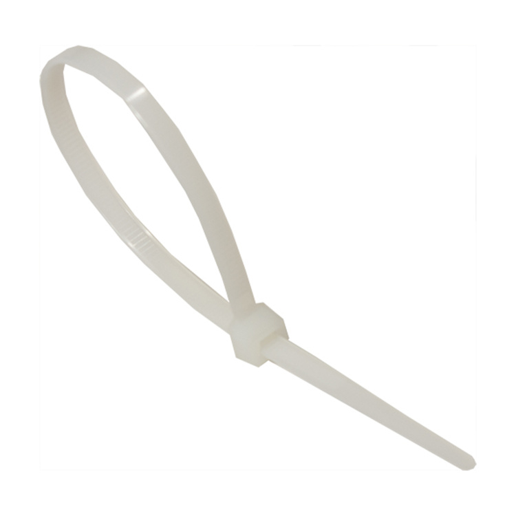 Vertical Cable 8" Standard White Cable Ties with 50lb Tensile | 100 Pack