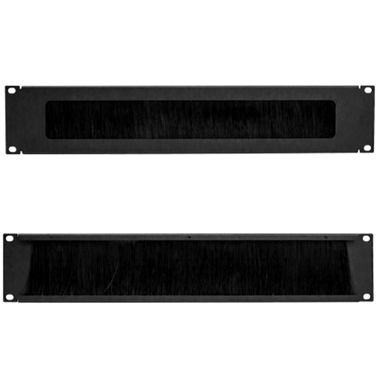 Vertical Cable 2U Network Rack Brush Panel