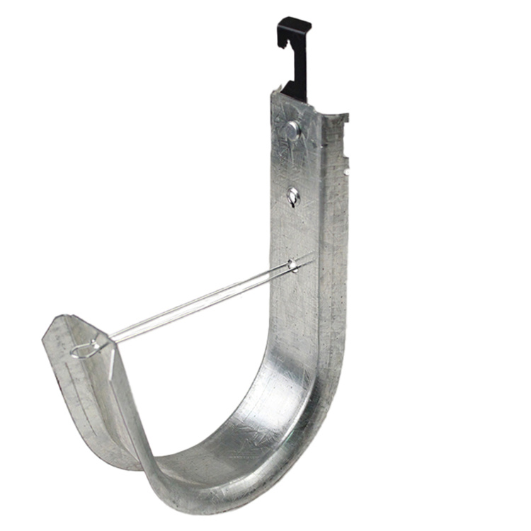 Vertical Cable 4" J-Hook Galvanized Steel with Batwing