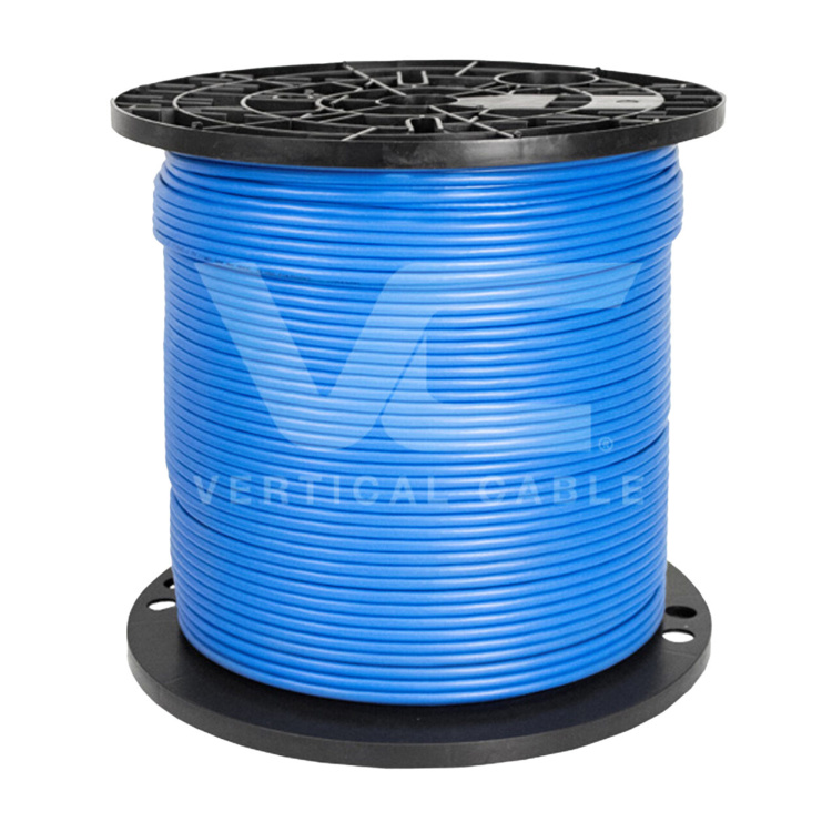 Vertical Cable 1000ft Cat6A Non-Shielded CMP (Plenum) | Blue