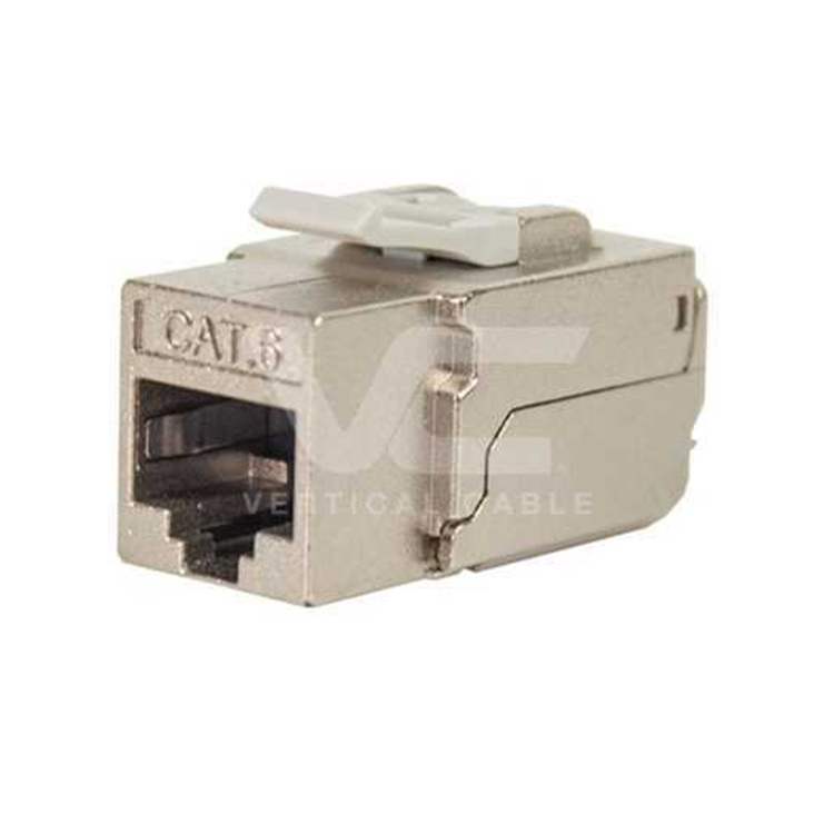 Vertical Cable Cat6 Keystone Shielded Jack