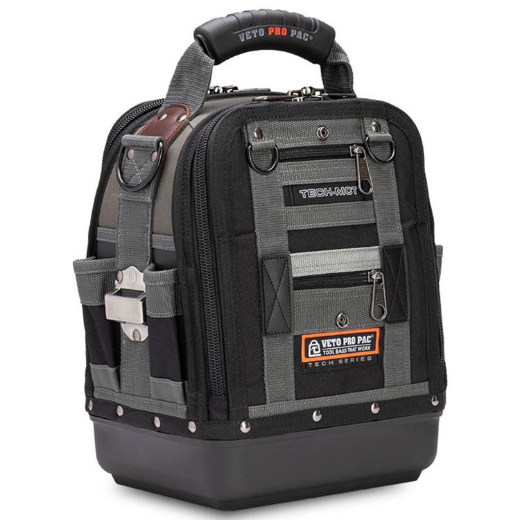 VETO Pro Pac TECH MCT Compact Tall Tool Bag with Hard Base