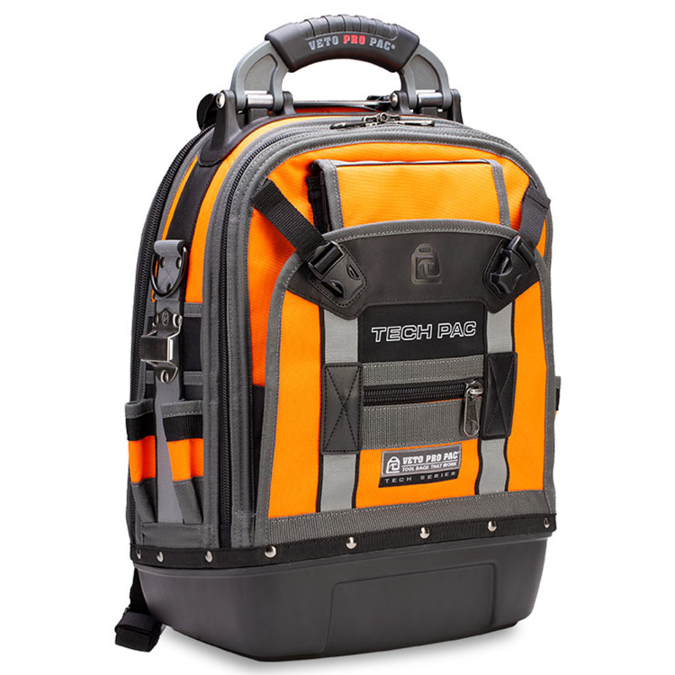 VETO Pro Pac Tech Pac Hi-Viz Backpack Tool Bag | Orange