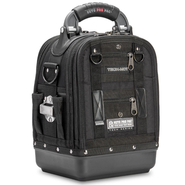 VETO Pro Pac MCT Compact Tool Bag with Removable Inserts | Blackout