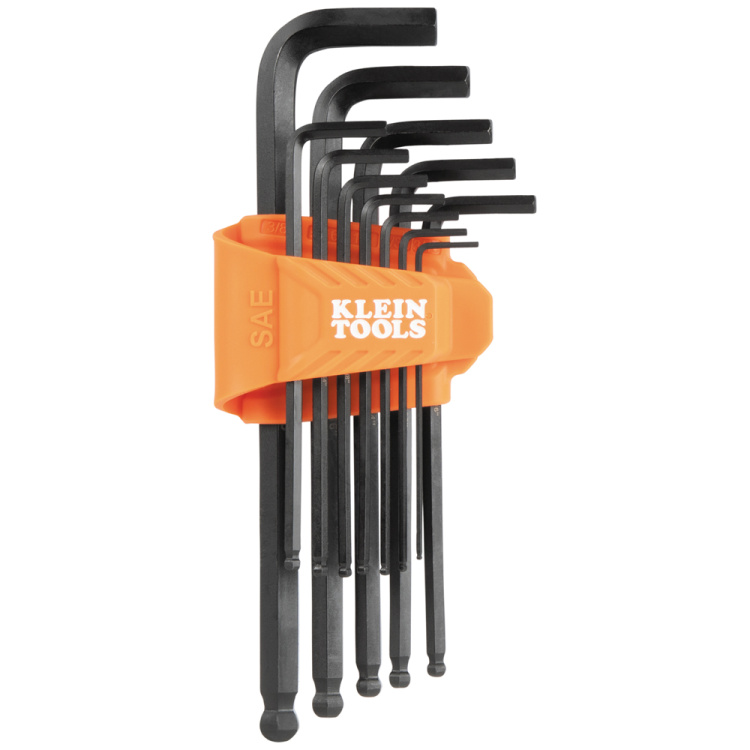 Klein Tools L-Style Long Hex Key Set | 12 Piece