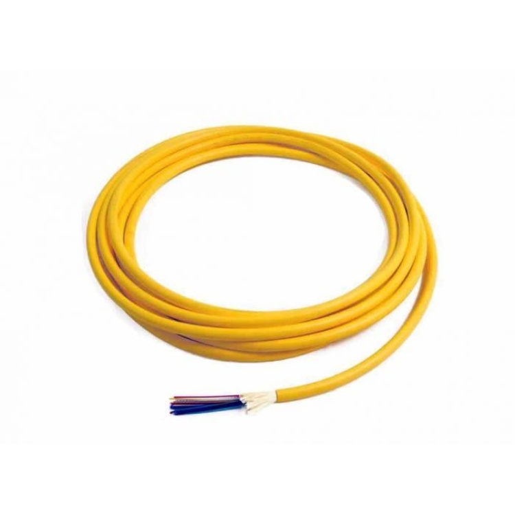 The Light Connection 12 Fiber SM Indoor OFNR TB Armored Yellow