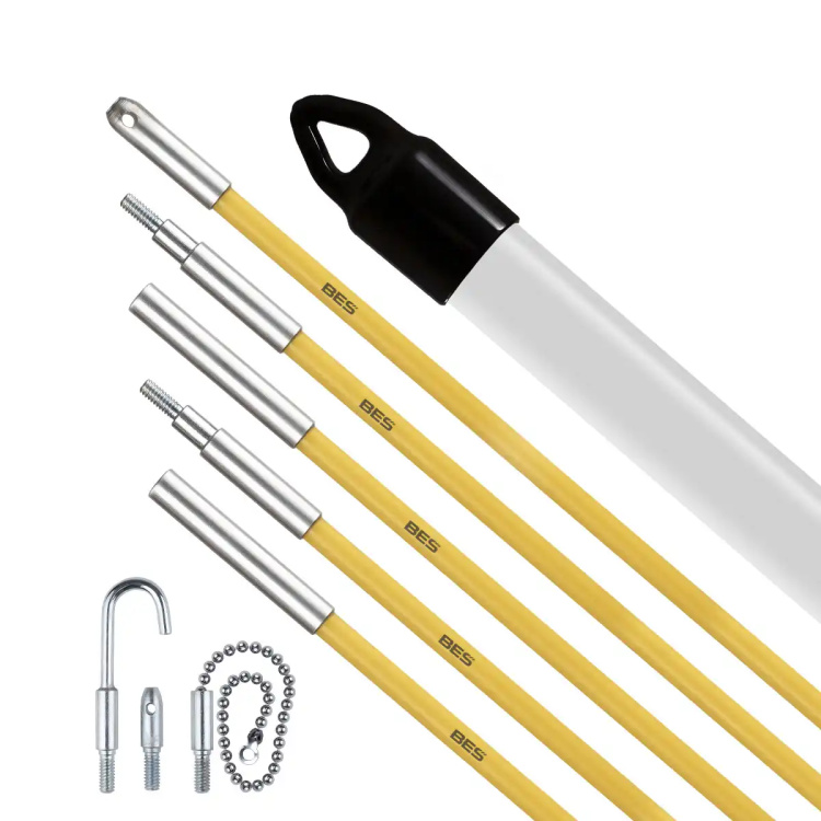 B.E.S Manufacturing 24' Yellow FiberFish1/4" Low Flex Rod Kit