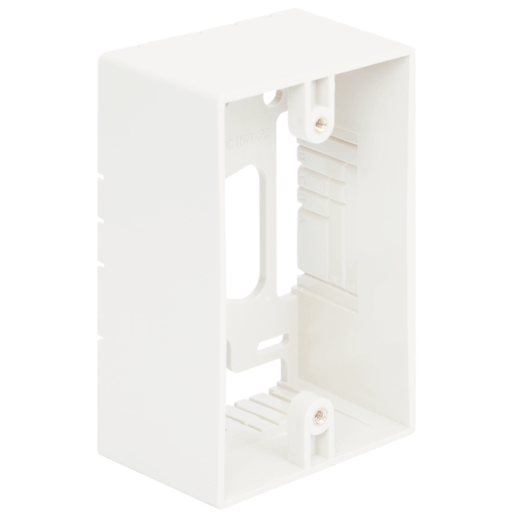 ICC Single Gang Mid-Size Mounting Box | White