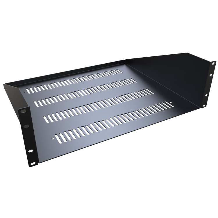 Hammond 3U Vented Closed-Back Rack Shelf | 15" Depth