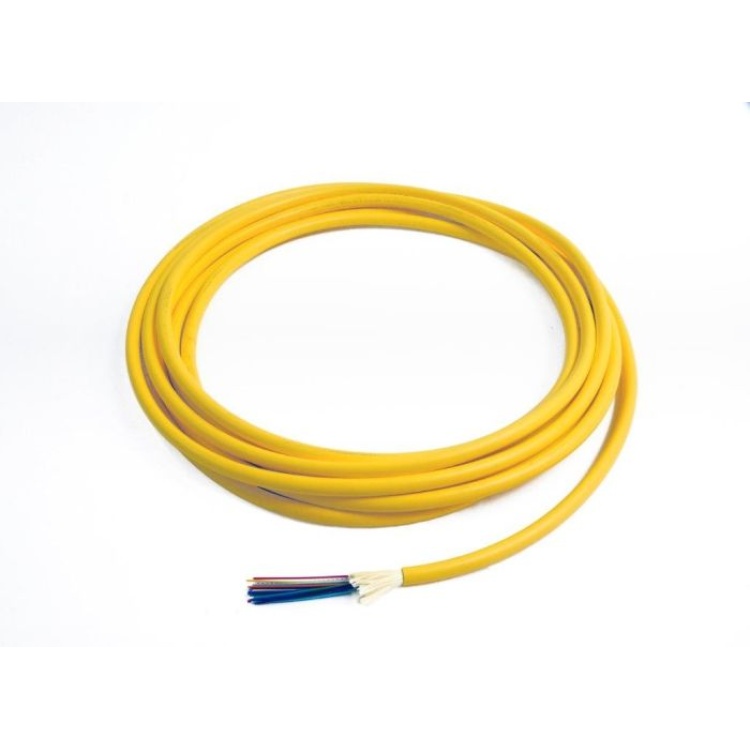 The Light Connection Fiber 24 Fiber Singlemode Indoor OFNP Tight Buffer | Yellow Jacket