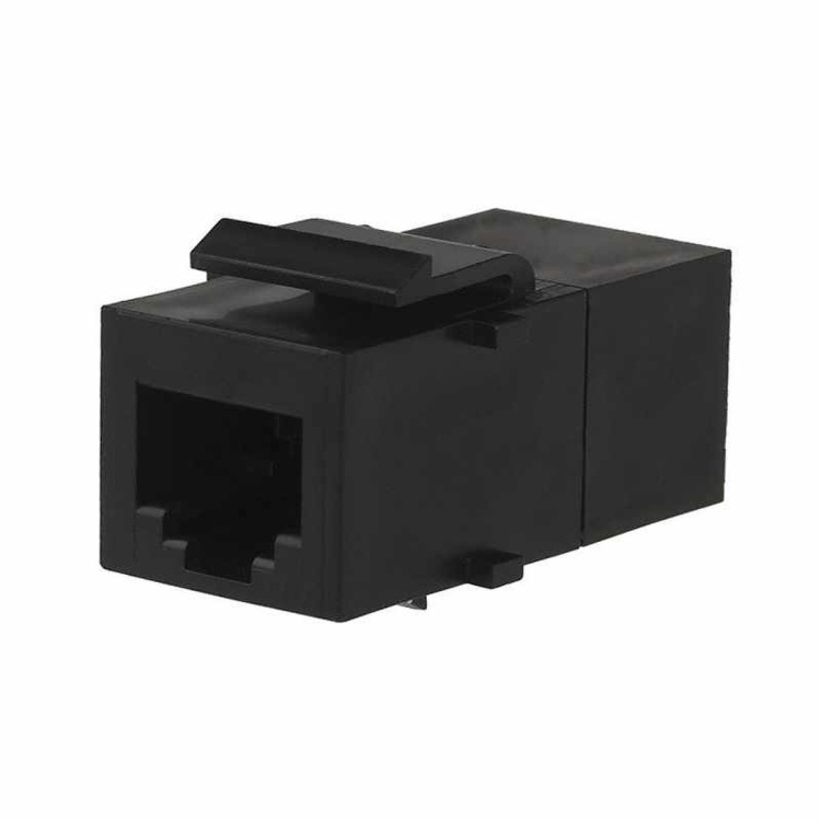 Dynacom Cat6 Data Coupler Black