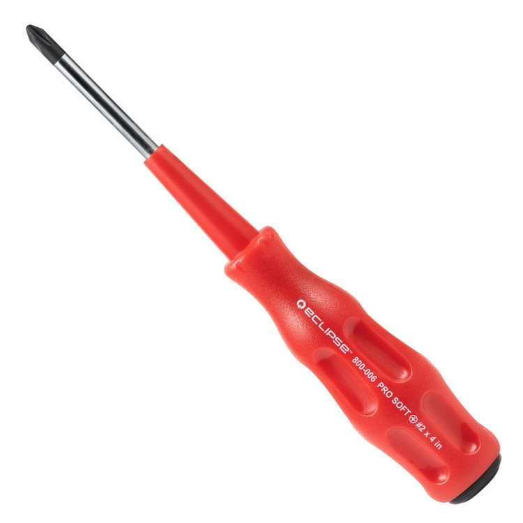 Eclipse Tools Phillips #2 Screwdriver | 4" Shaft