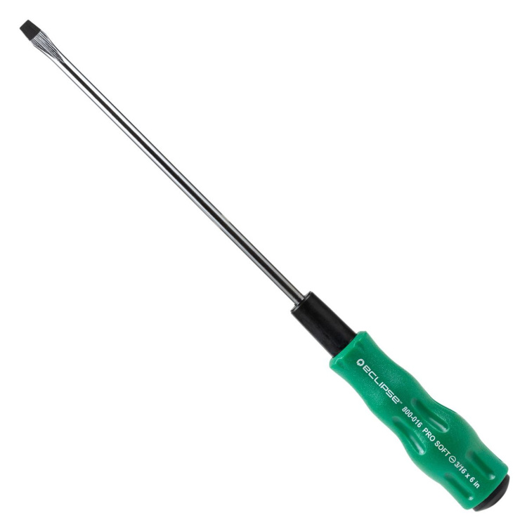 Eclipse Tools 5mm Flat Blade Screwdriver | 6" Shaft