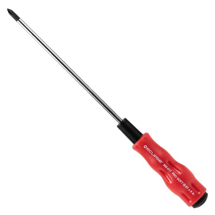 Eclipse Tools Phillips #1 Screwdriver | 6" Shaft