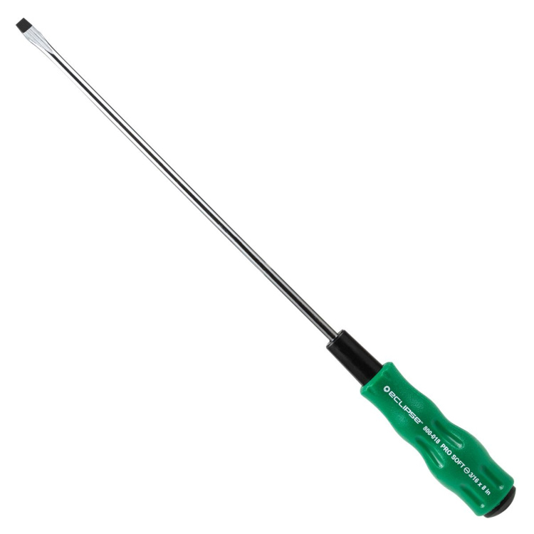 Eclipse Tools 5mm Flat Blade Screwdriver | 8" Shaft