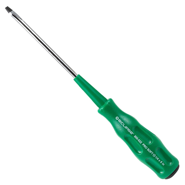 Eclipse Tools 6mm Flat Blade Screwdriver | 4" Shaft