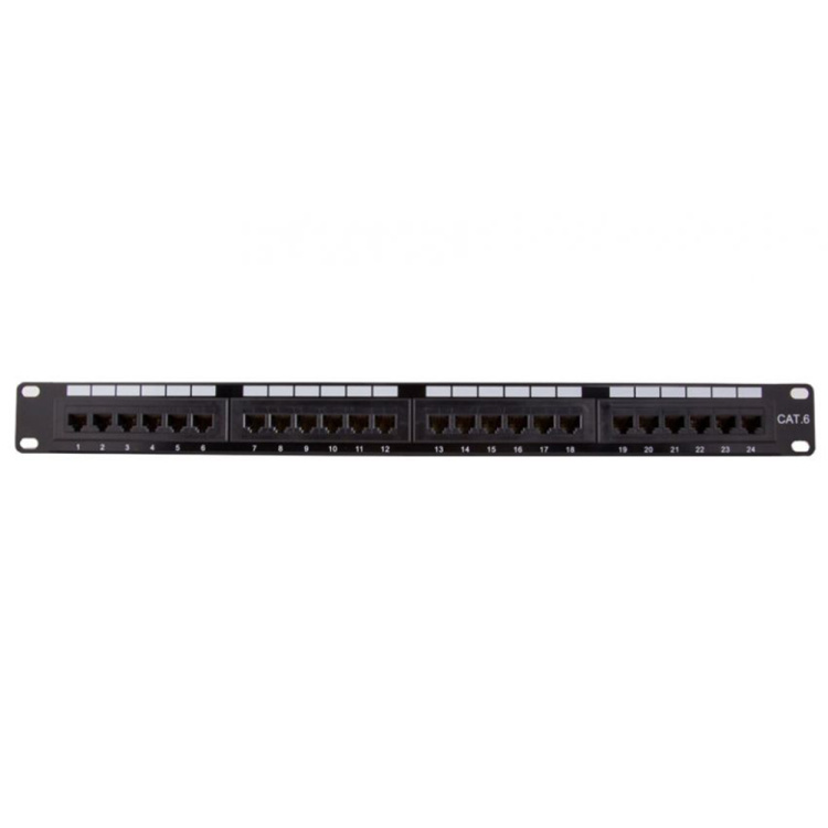 Intracom 24 Port Cat6 Patch Panel 110 Style