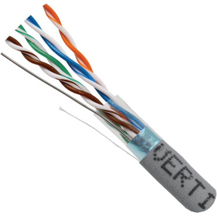Vertical Cable Cat5E Shielded CMR (Riser) Cable Pull Box Gray | 1000ft
