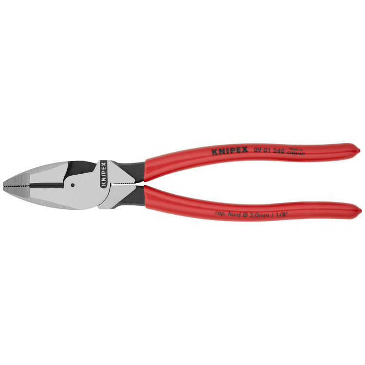 Knipex Tool 9.5" High Leverage Lineman Pliers with New England Head