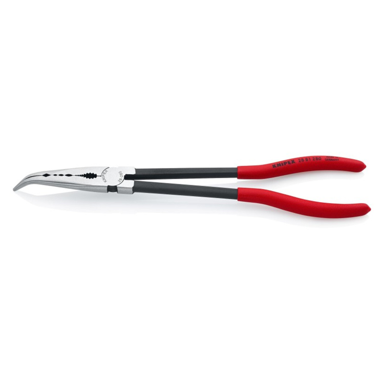 Knipex Tools 11" Extra Long Needle Nose Pliers | 45° Angled