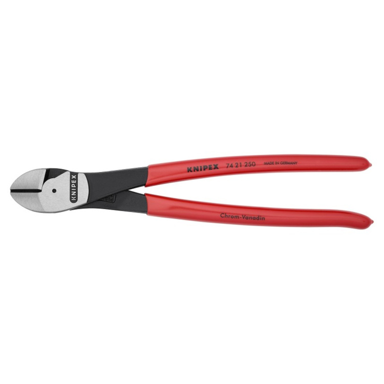 Knipex Tools 10" High Leverage 12° Angled Diagonal Cutters
