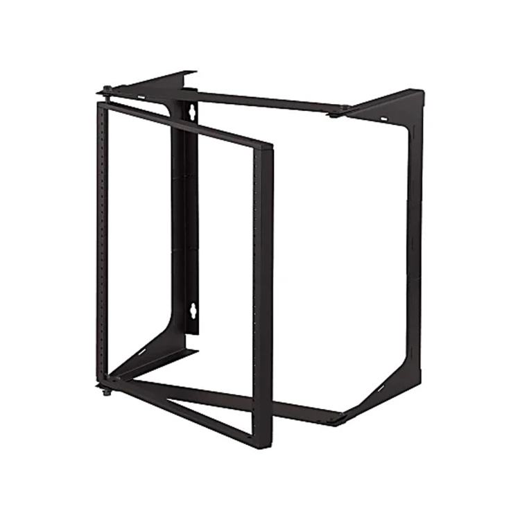 Ortronics 12U Swing-EZ Open Frame Wall Rack | Black