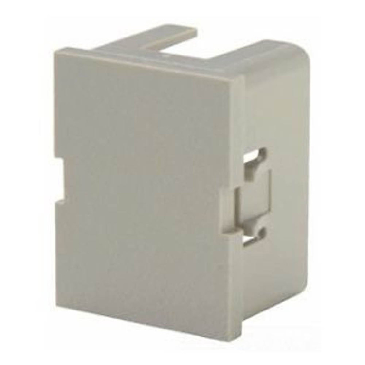 Ortronics Light Gray Blank TracJack Insert Module | 10 Pack