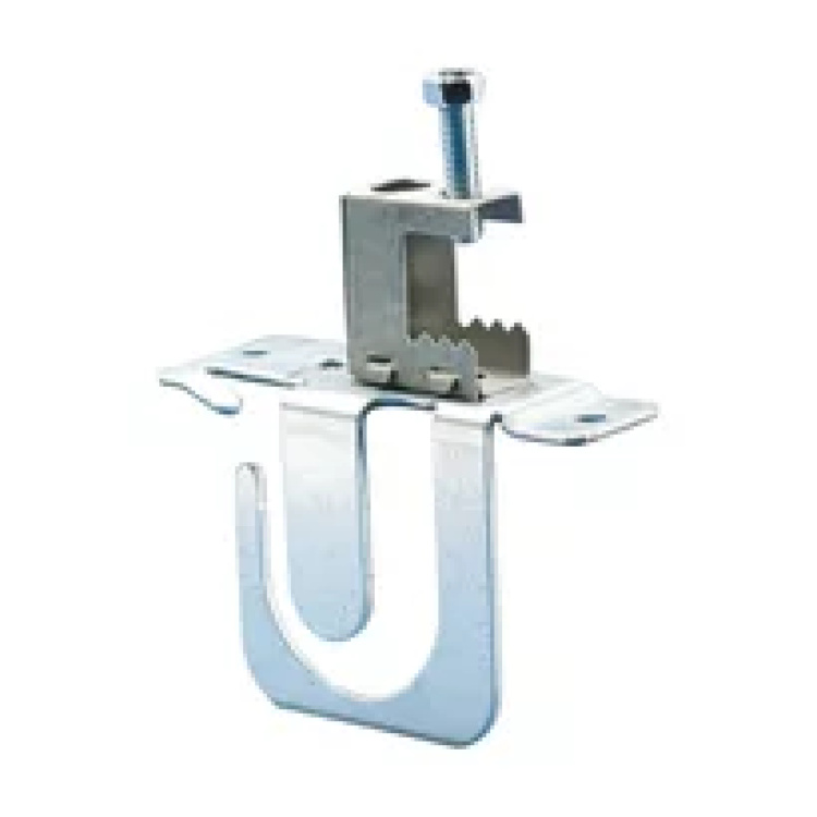 nVent CADDY Cable Support Bracket with Spring Steel Beam Clamp
