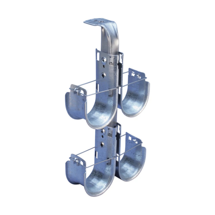 nVent CADDY J-Hook  4" Tree with Angled Ceiling Bracket Double Sided | 3 Tier