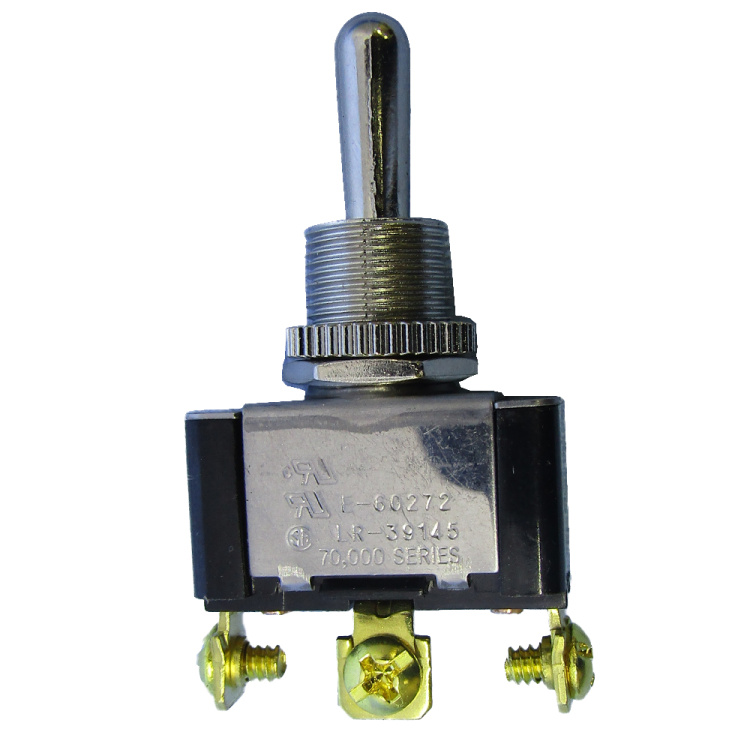 Philmore 125v SPDT Heavy Duty (On-Off-On) Momentary Bat Handle Toggle Switch