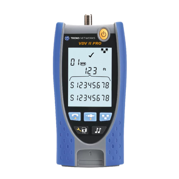 Trend Networks VDV II Data Cable Verifier with Anyware Cloud Reporting