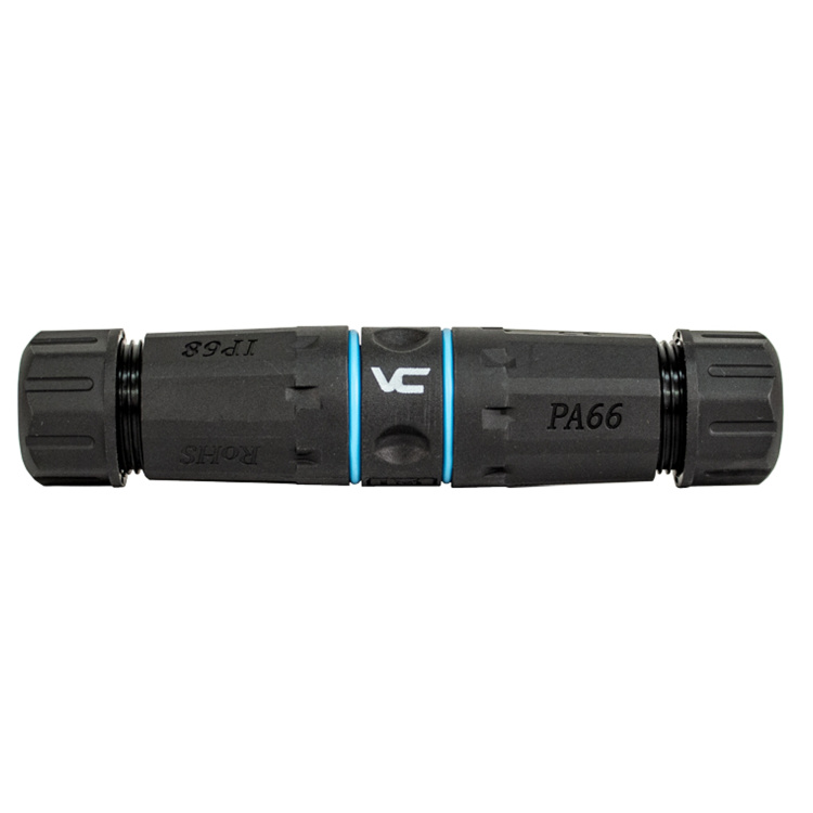 Vertical Cable Outdoor Rated Cat6A Inline Coupler