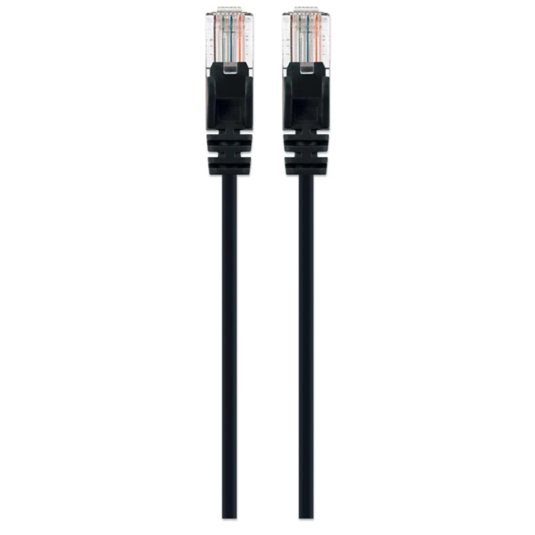 Intellinet 5' Cat6 Patch Cable Black with Boots
