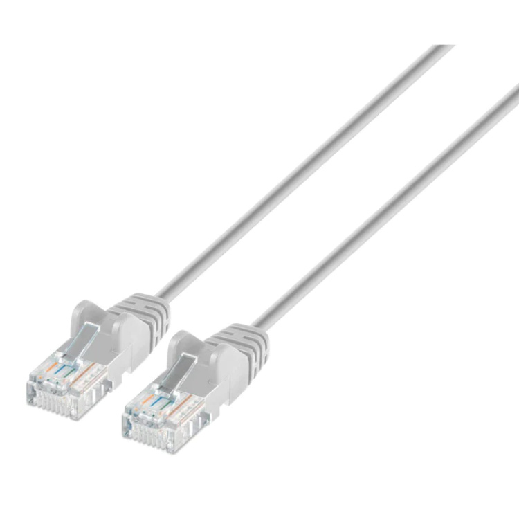 Intellinet 1' Cat5e Patch Cable Grey with Boots