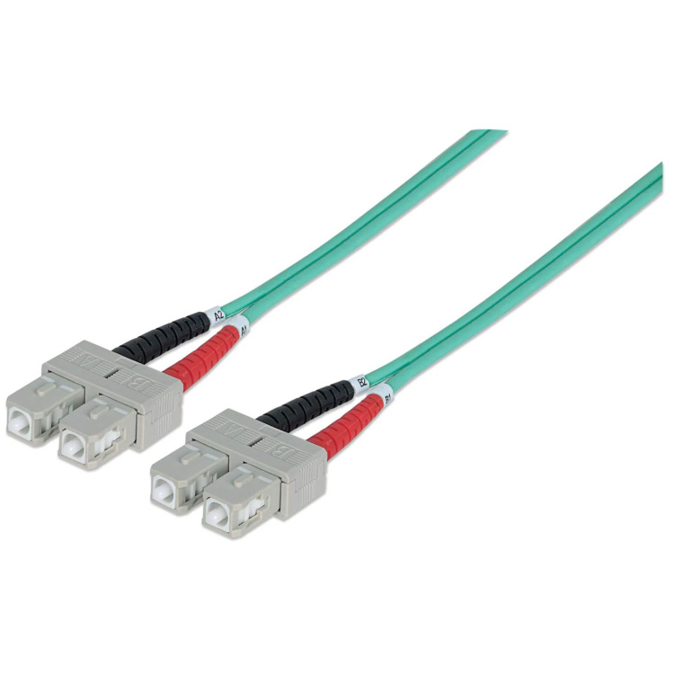 Ortronics SC/SC Duplex OM3/10G Fiber Patch Cable | 3 Meter