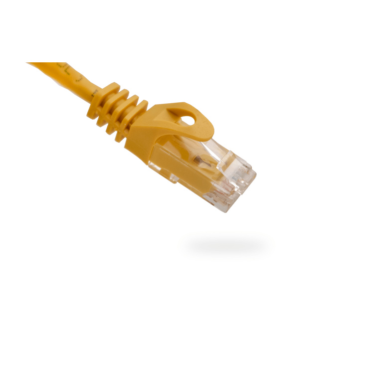 Vertical Cable 10' Cat6 Patch Cable with Boots | Yellow