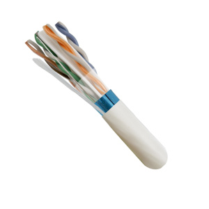 Vertical Cable 1000ft Cat6 Shielded CMP (Plenum) Cable | White