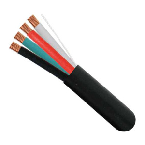 Vertical Cable 16AWG 4 Conductor High-Strand Audio Cable | Black