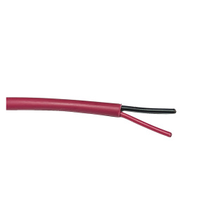 Southwire 18AWG 2 Conductor Solid FPLP (Plenum) Cable | Red Jacket