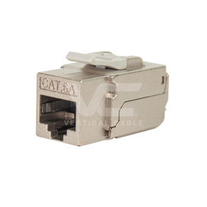 Vertical Cable Cat6A Shielded Keystone Jack