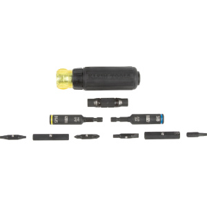 Klein Tools 11-in-1 Ratcheting Impact Rated Screwdriver Nut Driver