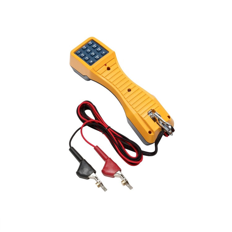 Fluke Networks TS19 Butt Set Complete Kit Banana Jack to Alligator Clips