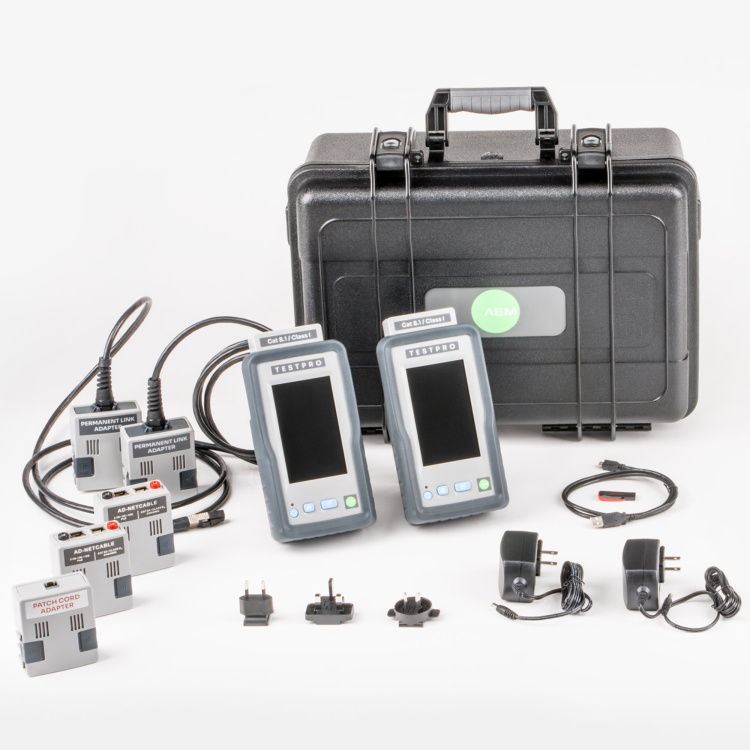 AEM Smart Building Test Kit for Copper, PoE, Multi-Gigabit