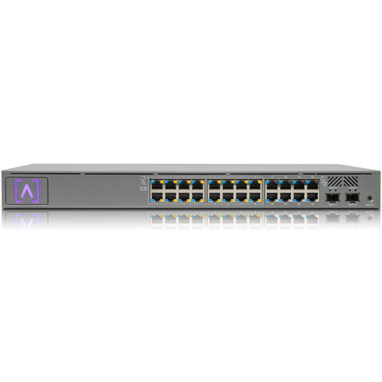 Alta Labs 24 Port PoE+ Network Switch with 2 SFP Ports | 240W